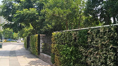 “拆墻透綠”園林景觀設計怎么設計圍墻